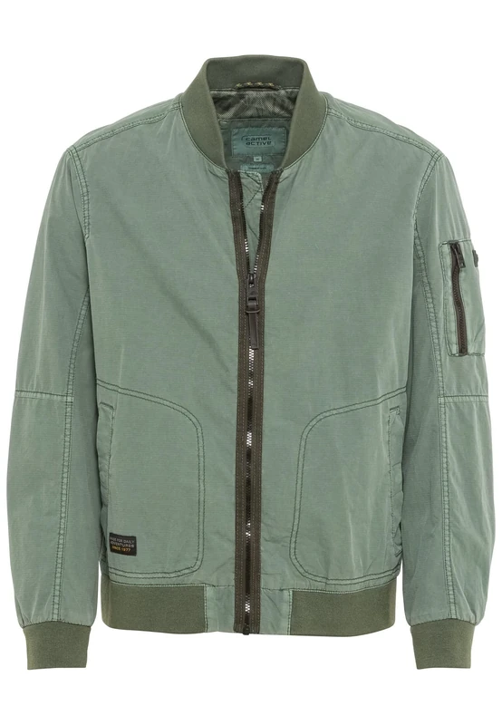 camel active Men's Blouson, Green, 27