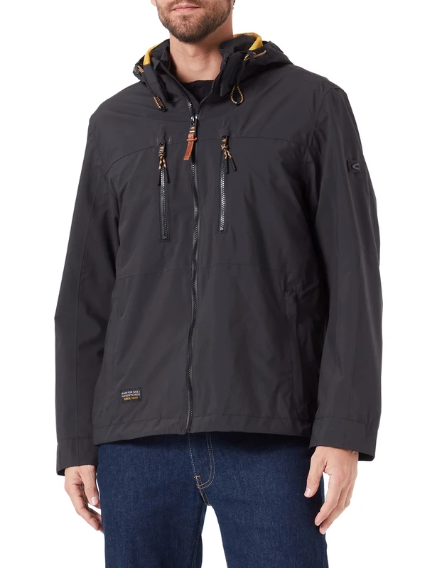 camel active Men's 420394/1o60 Jacket, Charcoal, 29
