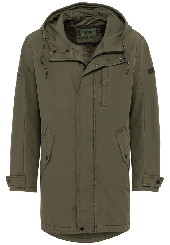 camel active Men's 410590/1o58 Coat, Olive Brown, 48 - Image 1