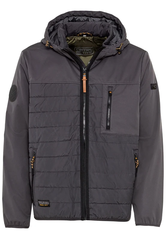 camel active Men's 430660/1o40 Blouson, Gray, 29
