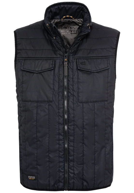 camel active Men's 460370/1O65 vest, Night Blue, 48