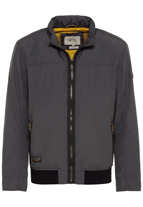camel active Men's 430800/1O57 Blouson, Shadow Grey, 26, Grey (shadow grey)