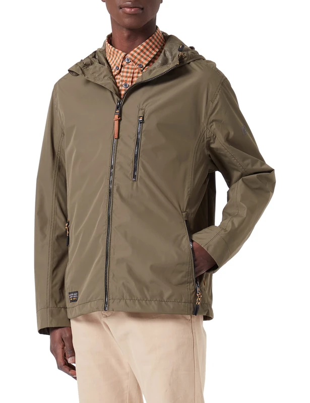 camel active teXXXactive® Men's Functional Blouson with Hood, olive, 60 - Image 1
