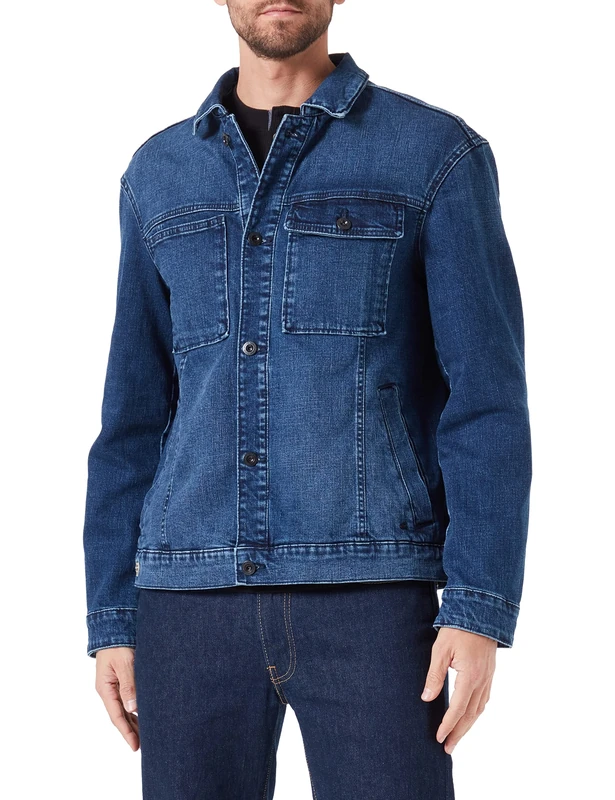 camel active Men's 442385/1i08 Suit-Dress Set, Blue, 48