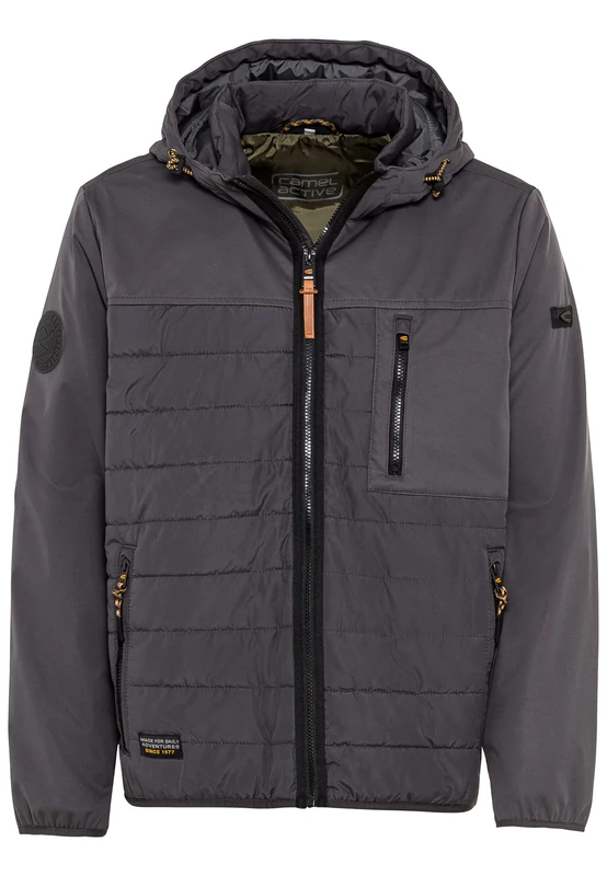 camel active Men's 430660/1o40 Blouson, Gray, 102 cm