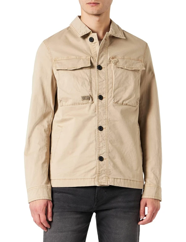 camel active Men's Evening Suit Set, Sand, 48R - Image 1