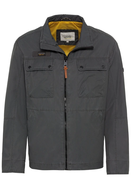 camel active Men's 430430/1u64 Blouson, Charcoal Grey, 106 cm
