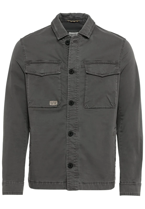 camel active Men's Indoor Jacket Regular Fit, Darkgray, 40