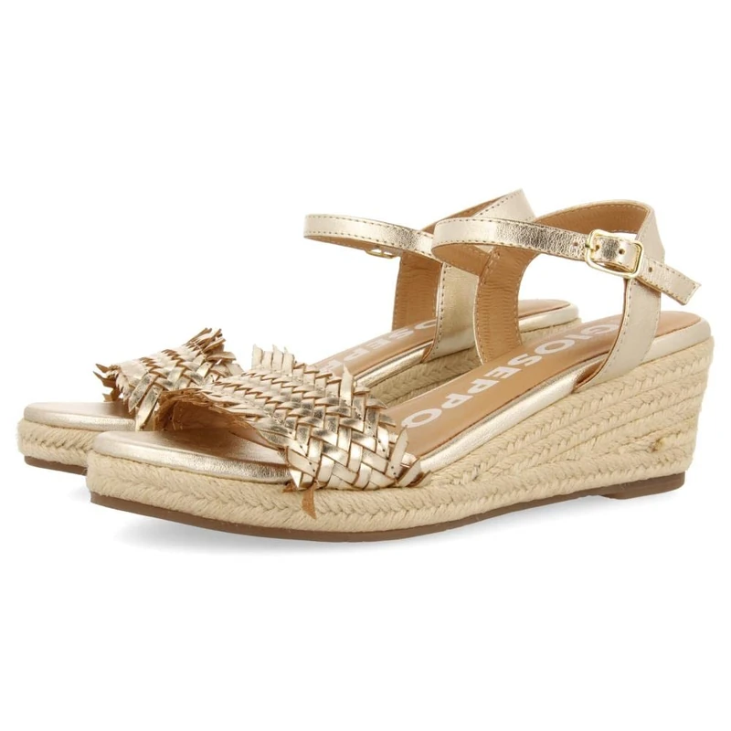 GIOSEPPO Women's ICA Wedge Sandals, gold, 7 UK