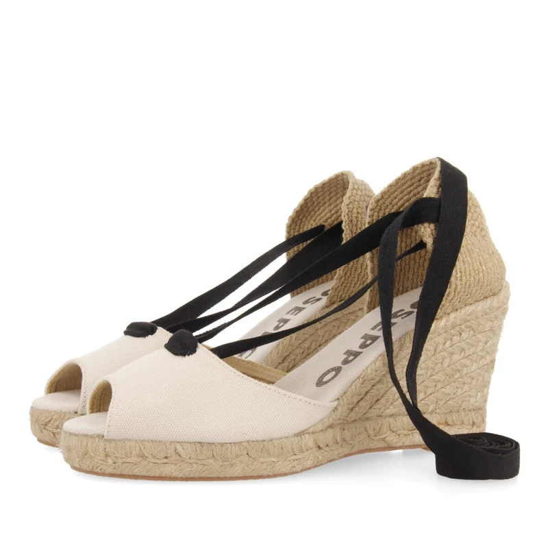 GIOSEPPO Women's Buriti Wedge Sandal, Beige, 6 UK