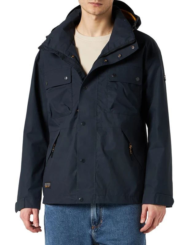 camel active Men's 420424/1O51 Jacket, Night Blue, 66