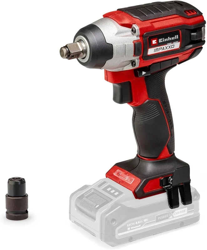 Einhell IMPAXXO 18/230 Power X-Change 18V Cordless Impact Wrench, 230Nm, Brushless Motor, LED, Speed Control, Solo Drill Driver with 1/2" Bit Adapter - Battery and Charger Not Included
