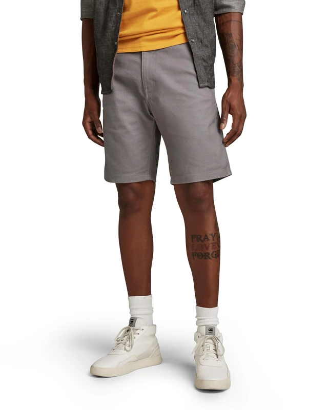 G-Star Men's Bronson 2.0 Slim Chino Shorts, Grey (granite D21040-D305-1468), 32