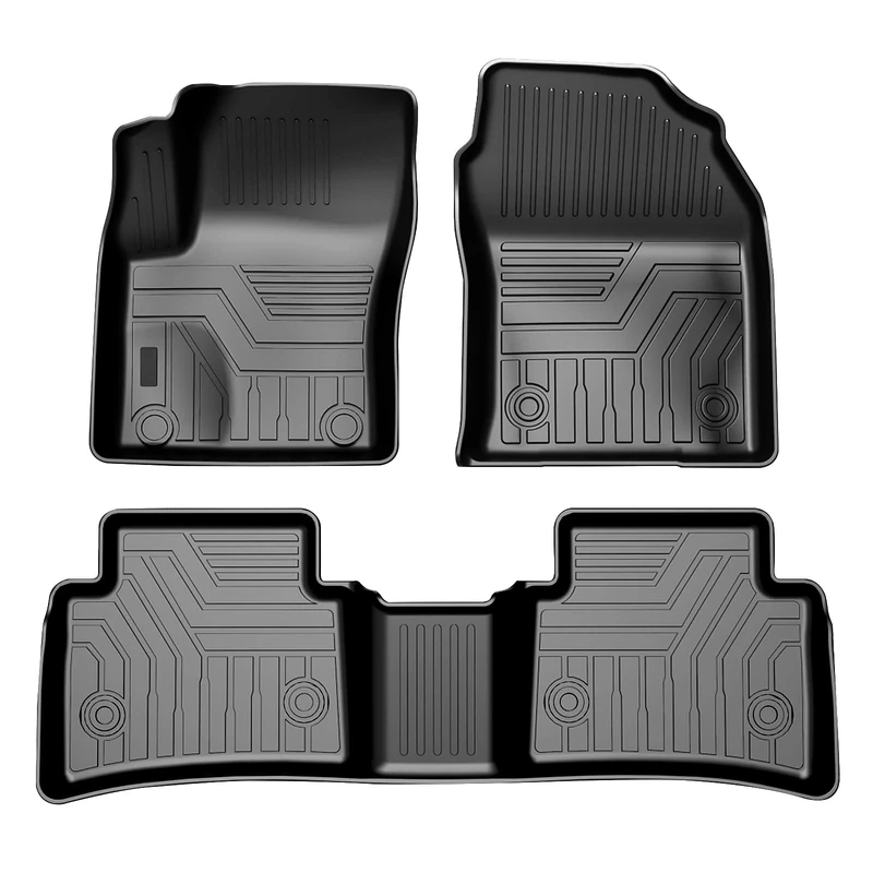 KUST Floor Mats for 2020-2024 Toyota Corolla (Not for Corolla Cross) All Weather Floor Mats Liner Custom Fit 2 Row Seat Carpet 3D Liners Set Black TPE 3PCS