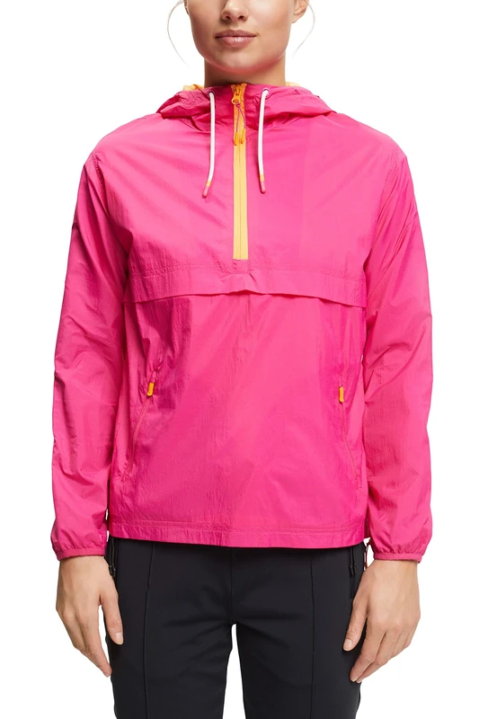 ESPRIT Hooded Windbreaker, pink fuchsia, L
