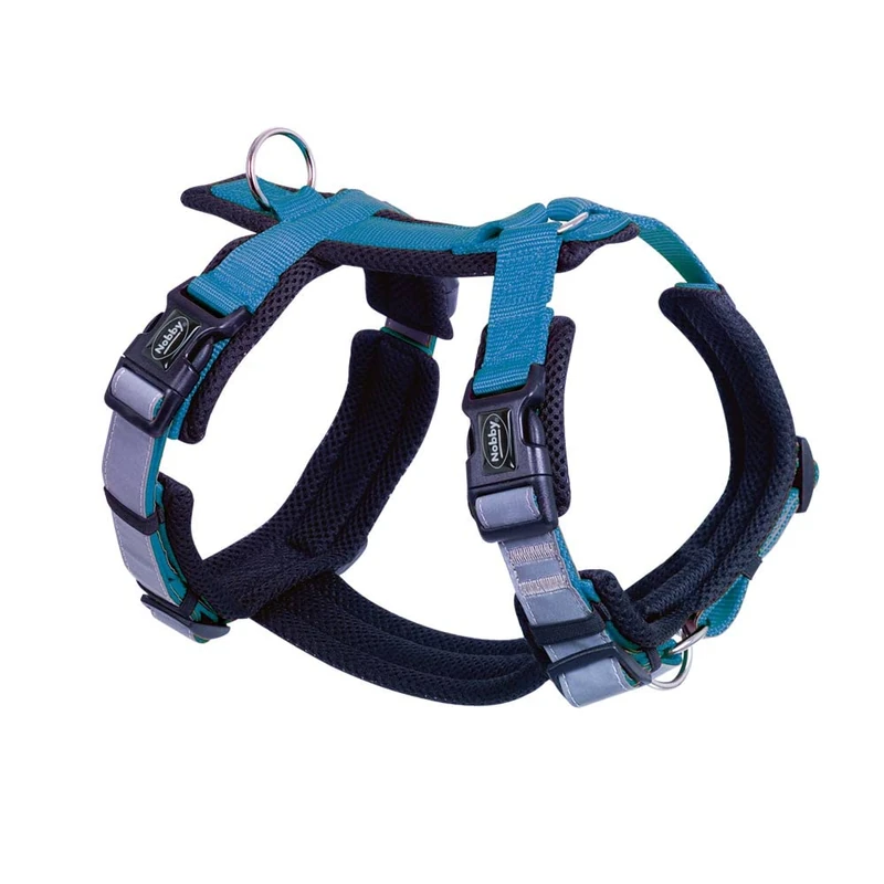 Nobby 80450-32 Daily Walk Comfort Harness Light Blue L Chest 42-58 cm Belly 63-86 cm - Image 1