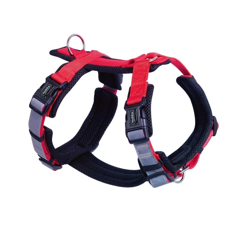 Nobby Daily Walk Comfort Harness, Red, L: Chest: 42-58 cm, Belly: 63-86 cm, Pack of 1