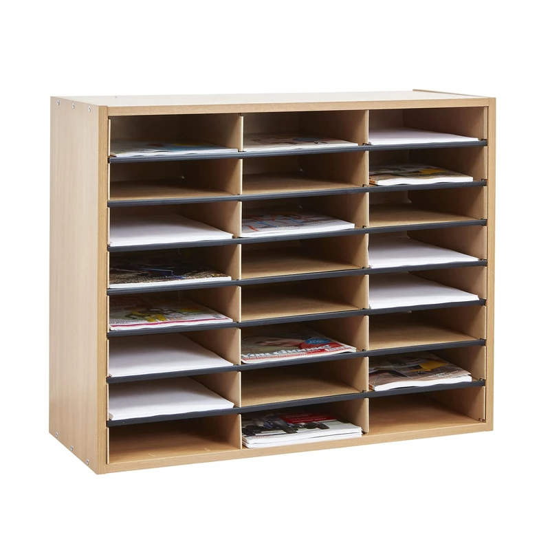 Liberty House Toys 24 Section Literature Organiser, Office Storage, File Organiser