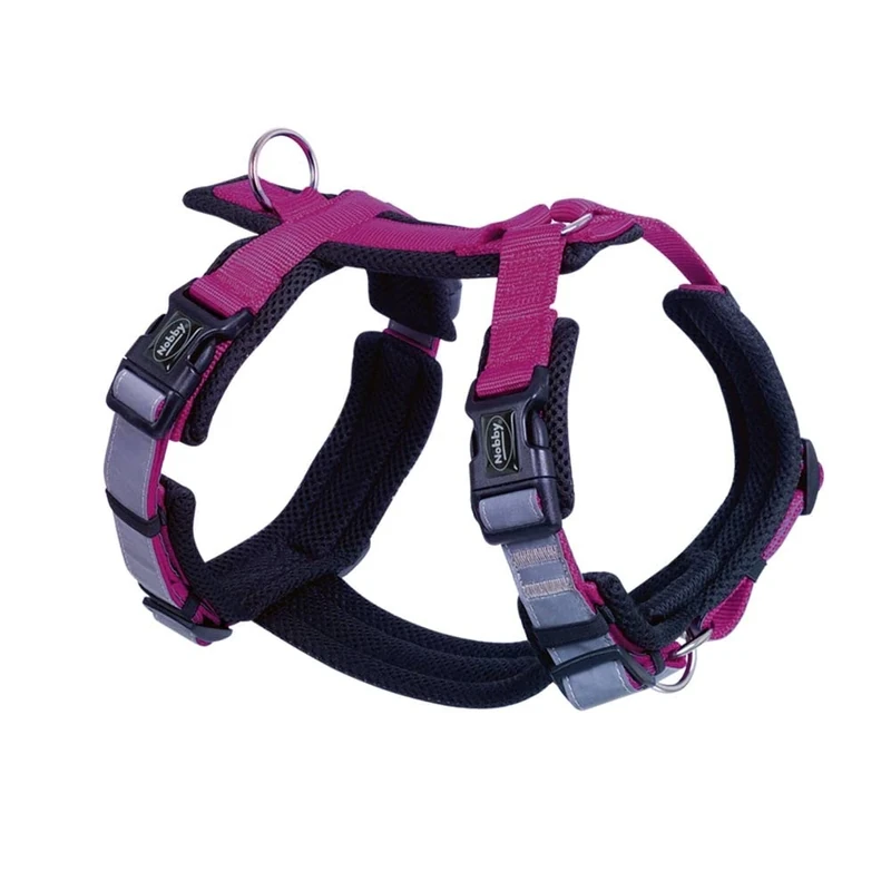 Nobby Daily Walk Comfort Harness, Raspberry, XL: Chest: 48-68 cm, Belly: 69-97 cm, Pack of 1