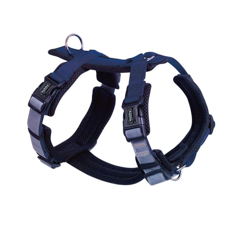 Nobby 80450-06 Daily Walk Comfort Harness Blue L Chest 42-58 cm Belly 63-86 cm