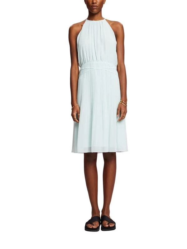 ESPRIT Collection 033eo1e322 Women's Dress, 390/Light Aqua Green, 18