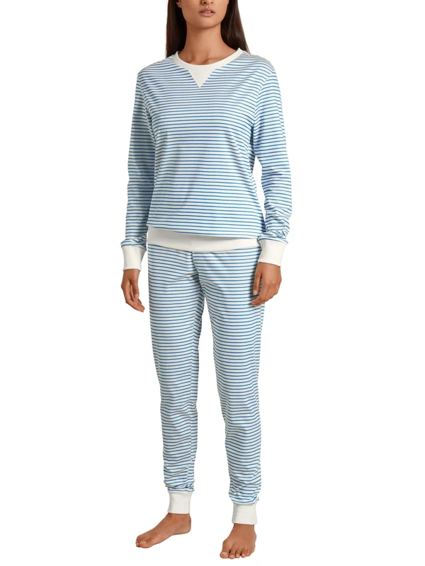 Calida Women's Daylight Dreams Pajama Set, azurit blue, 44-46