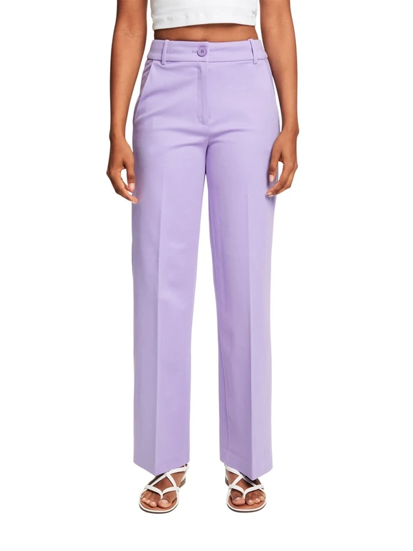 ESPRIT Women's Trousers, Lavender, 32W x 32L