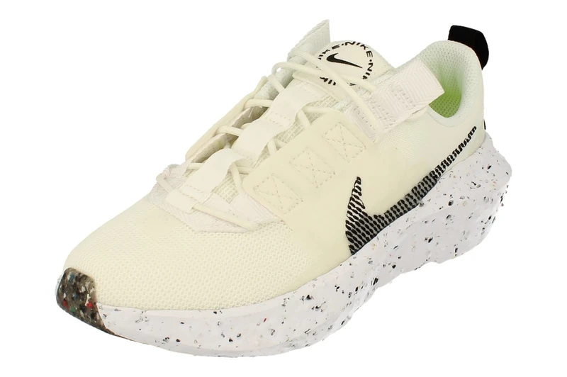 NIKE Women Crater Impact Running Trainers Cw2386 Sneakers Shoes, Summit White Black White 103, 36 EU