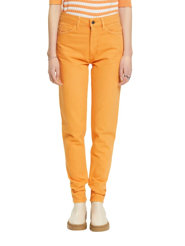ESPRIT Women's 013ee1b319 Pants, 830/Golden Orange, 25W x 30L