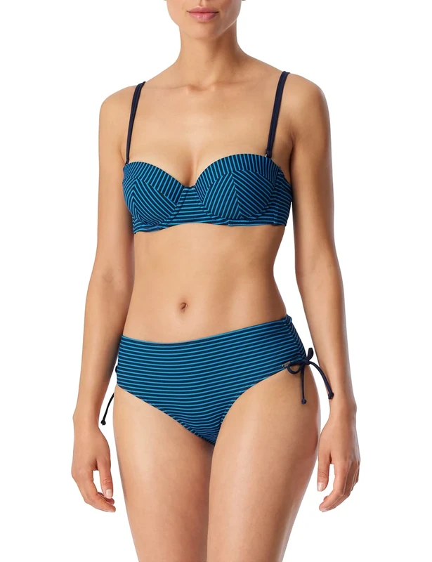 Schiesser Women's Bandeau Bikini Set 179212, Aquarium, 8/D - Image 1