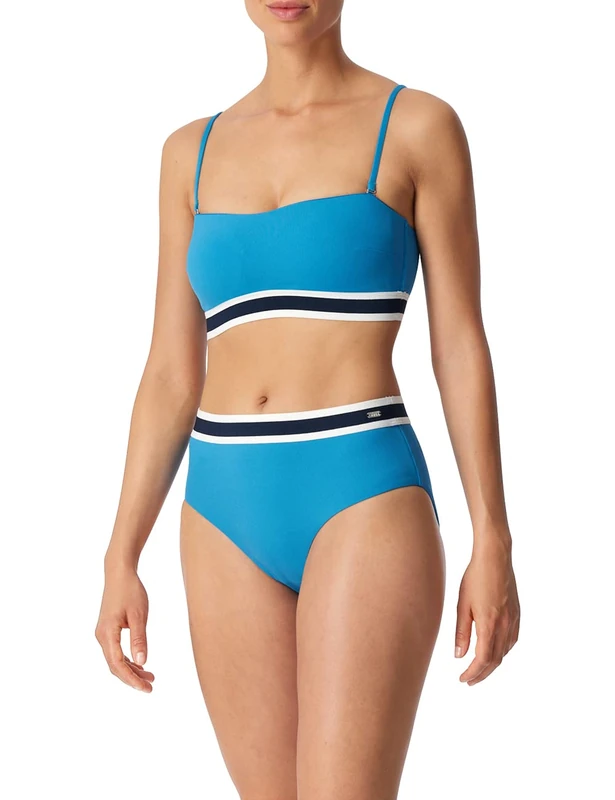 Schiesser Women's Bandeau Bikini Set, Aquarium, S - Image 1