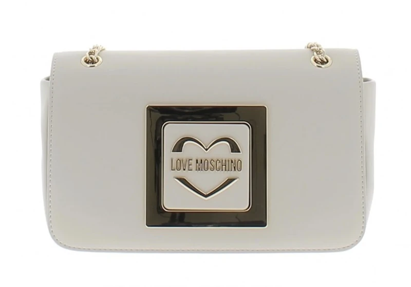 Love Moschino Women JC4301PP0GKV0 Shoulder Bag, Ecru, 24X15X9
