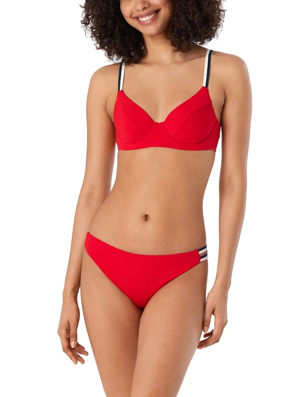 Schiesser Women's Bikini Set, red, XS - Image 1