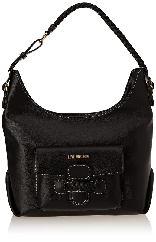 Love Moschino Women's JC4222PP0GKJ0 Shoulder Bag, Black, 30X34X11