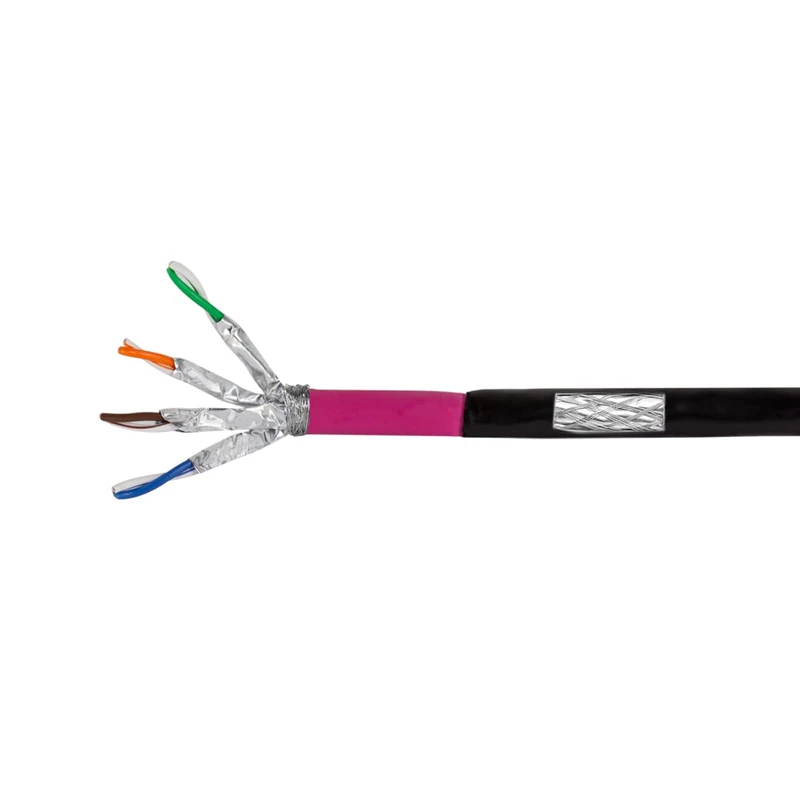 LogiLink CPV0083 - Cat.7 Outdoor Cable (Underground Installation Cable/Direct Burial Cable), LSZH-PE, 250 m