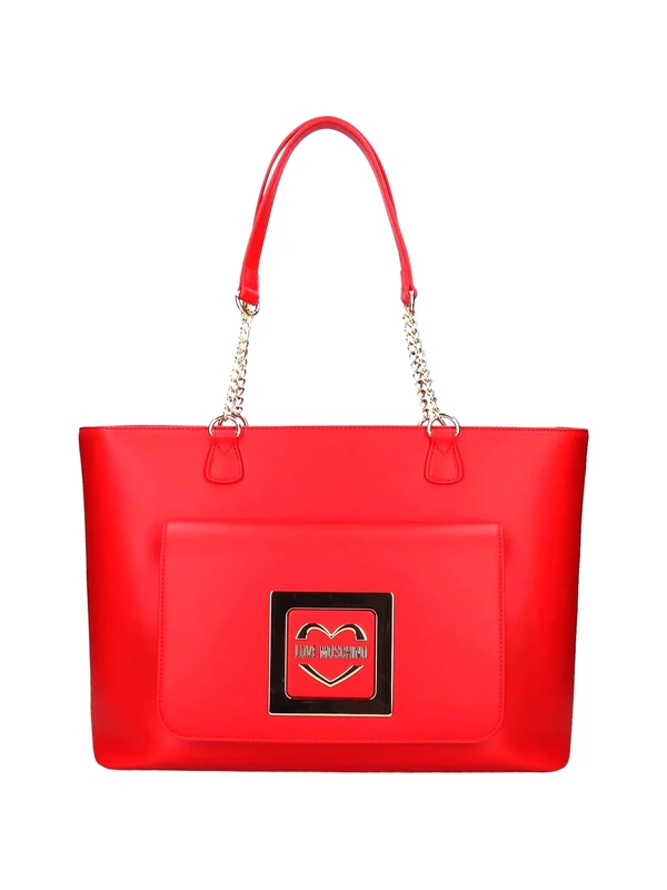 Love Moschino Women's JC4305PP0GKV0 Handbag, red, 28X38X16