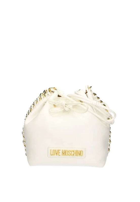 Love Moschino Women's Jc4244pp0gkq0 Shoulder Bag, 22X19X12, White, One Size