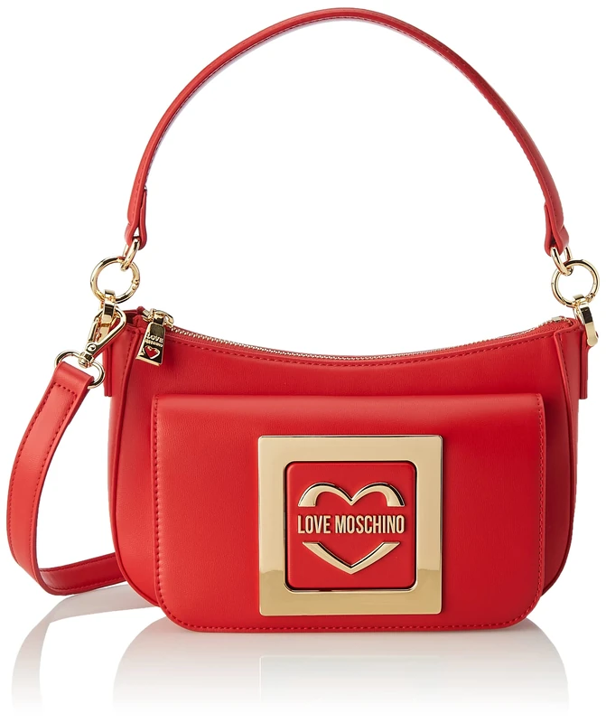 Love Moschino Women's JC4306PP0GKV0 Handbag, red, 16X24X10
