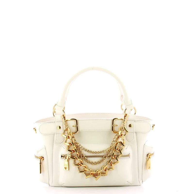 Love Moschino Women JC4288PP0GKT0 Handbag, White, 18X29X14
