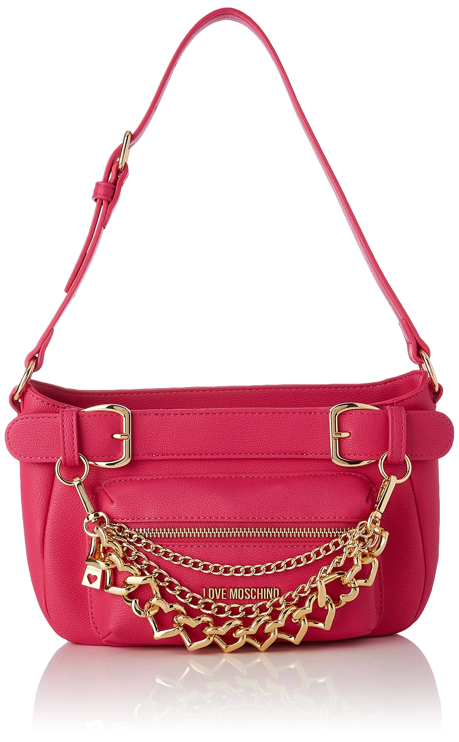Love Moschino Women's JC4289PP0GKT0 Shoulder Bag, Fuchsia, 17X29X14