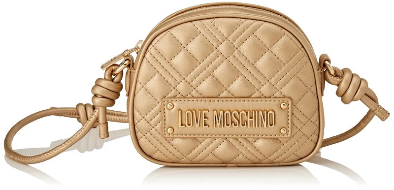 Love Moschino Women's JC4251PP0GLA0 Handbag, Gold, 14X17X4