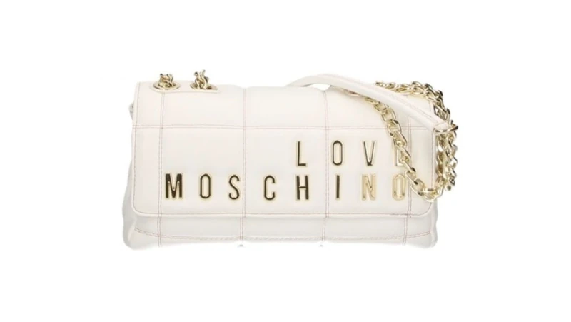 Love Moschino Women's JC4260PP0GKB0 Shoulder Bag, White, 13X24X7