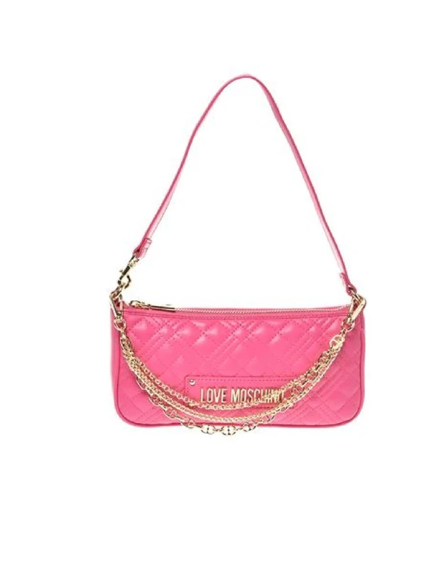 Love Moschino Women JC4258PP0GKA0 Shoulder Bag, Fuchsia, 12X25X4