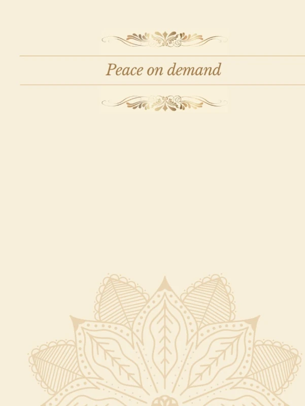 Peace on Demand: 1 Month Journal