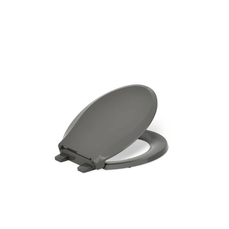 Kohler 4639-RL-58 Cachet READYLATCH Quiet Close Round Toilet SEAT, Grey, Thunder Gray