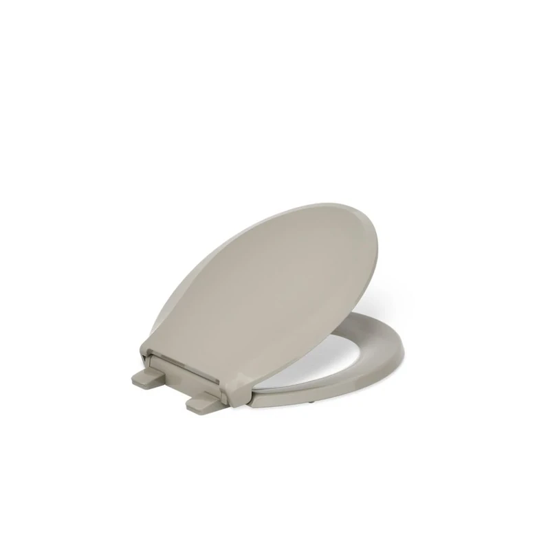 KOHLER 4639-RL-G9 Cachet READYLATCH Quiet Close Round Toilet SEAT, Sandbar