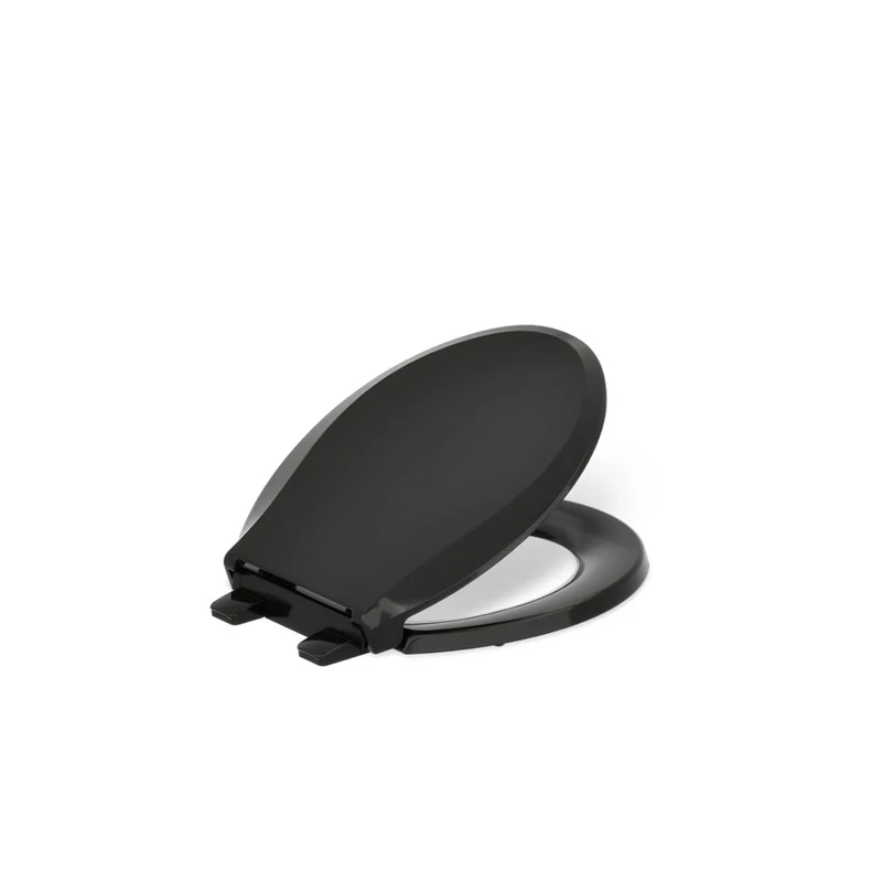 KOHLER 4639-RL-7 Cachet READYLATCH Quiet Close Round Toilet SEAT, Black