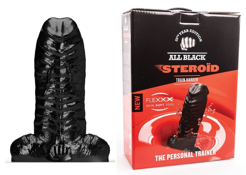 ALL BLACK STEROID Dildo-600000009630 Dildo Black One Size
