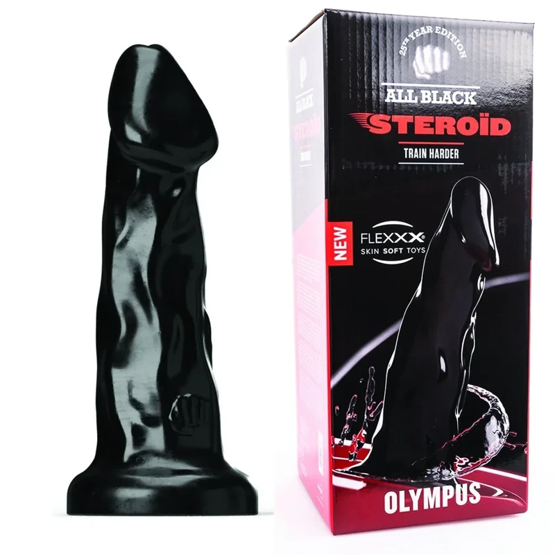 ALL BLACK STEROID Dildo-600000009640 Dildo Black One Size