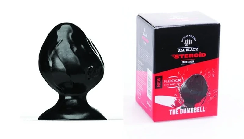 ALL BLACK STEROID Anal Plug-600000009643 Anal Plug Black One Size